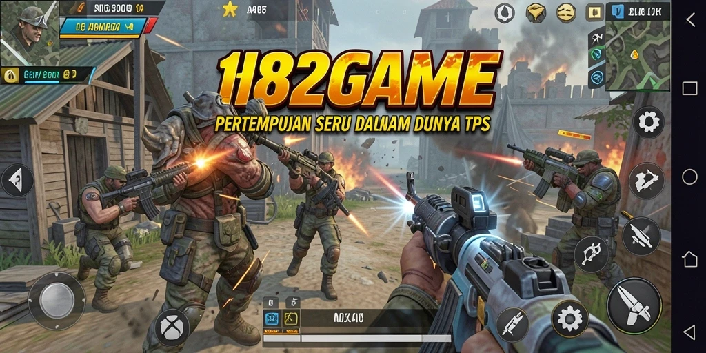 Tampilan gameplay mendebarkan dari 182GAME dengan aksi pertempuran seru.