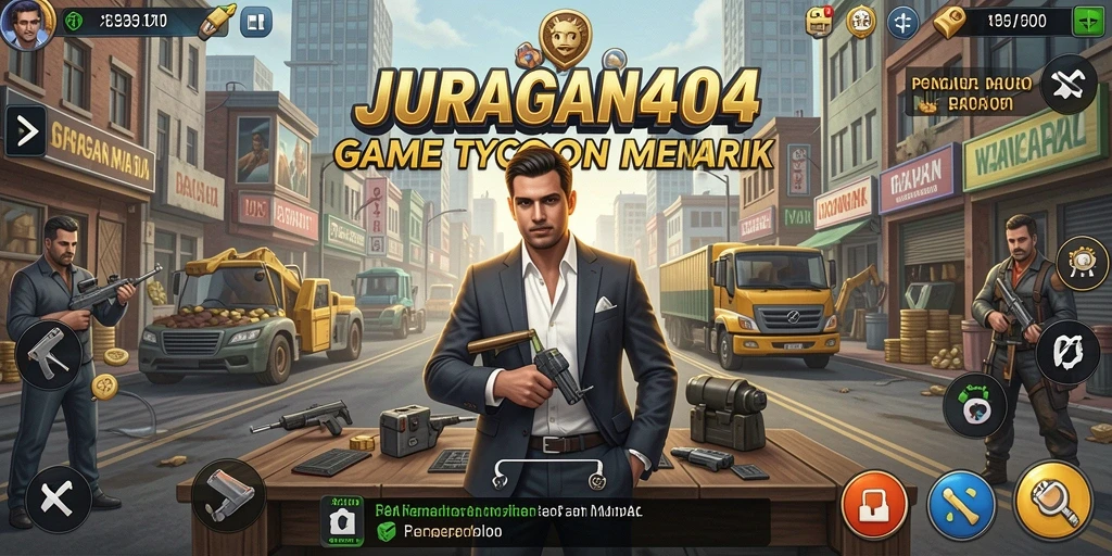 Gameplay seru dan interaktif dari JURAGAN404 yang mengasyikkan.