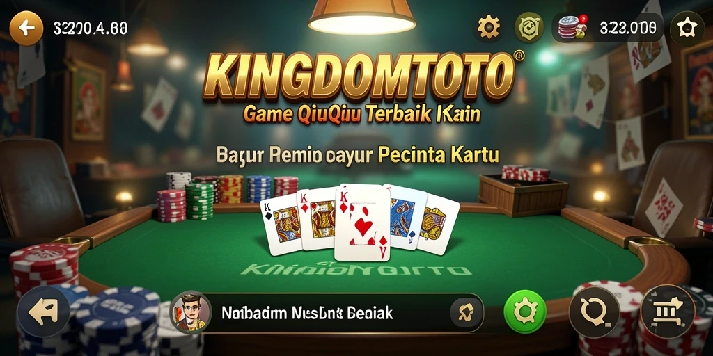 Tampilan gameplay menarik dari KINGDOMTOTO yang menampilkan suasana QiuQiu.