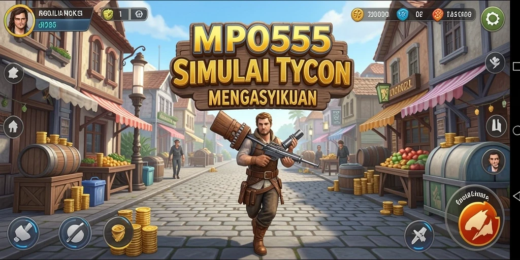 Tampilan screenshot utama MPO555 menampilkan gameplay seru dalam manajemen Tycoon.