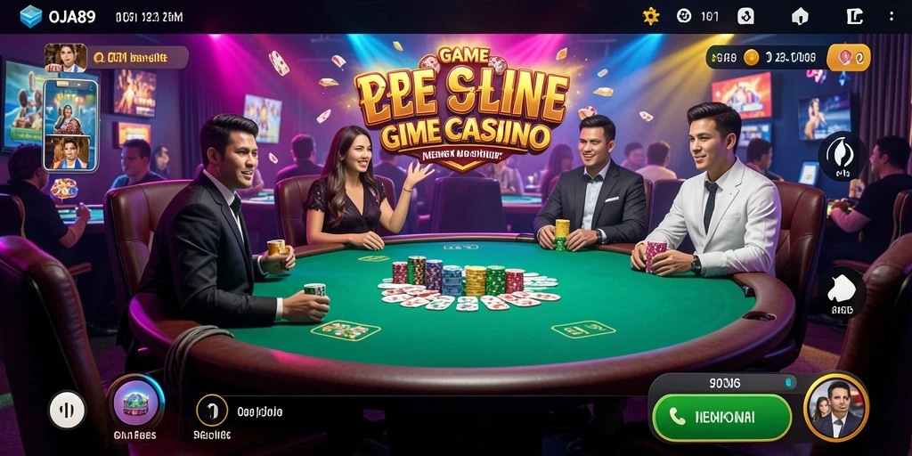 Tampilan gameplay langsung di OJA89 dengan dealer profesional.