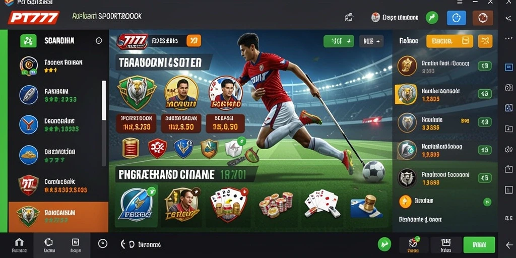 Tampilan screenshot PT777 dengan fitur taruhan yang menarik.