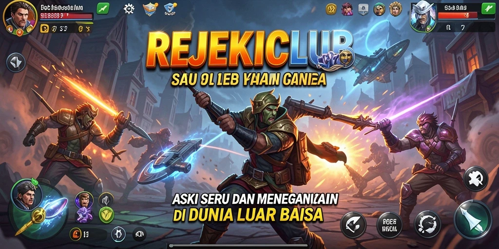 Screenshot gameplay seru dari REJEKICLUB menampilkan aksi spektakuler.