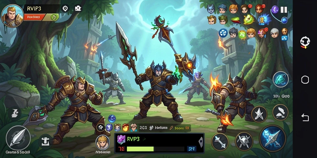 Tampilan gameplay RPG yang penuh aksi dan petualangan seru.
