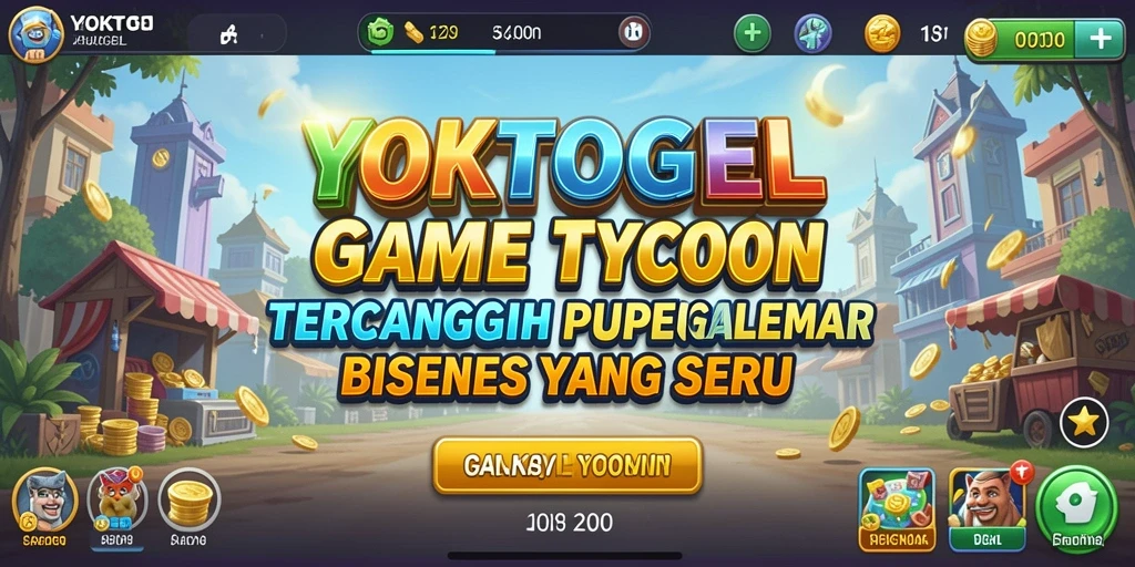 Screenshot YOKTOGEL menampilkan momen seru dalam pengelolaan bisnis.